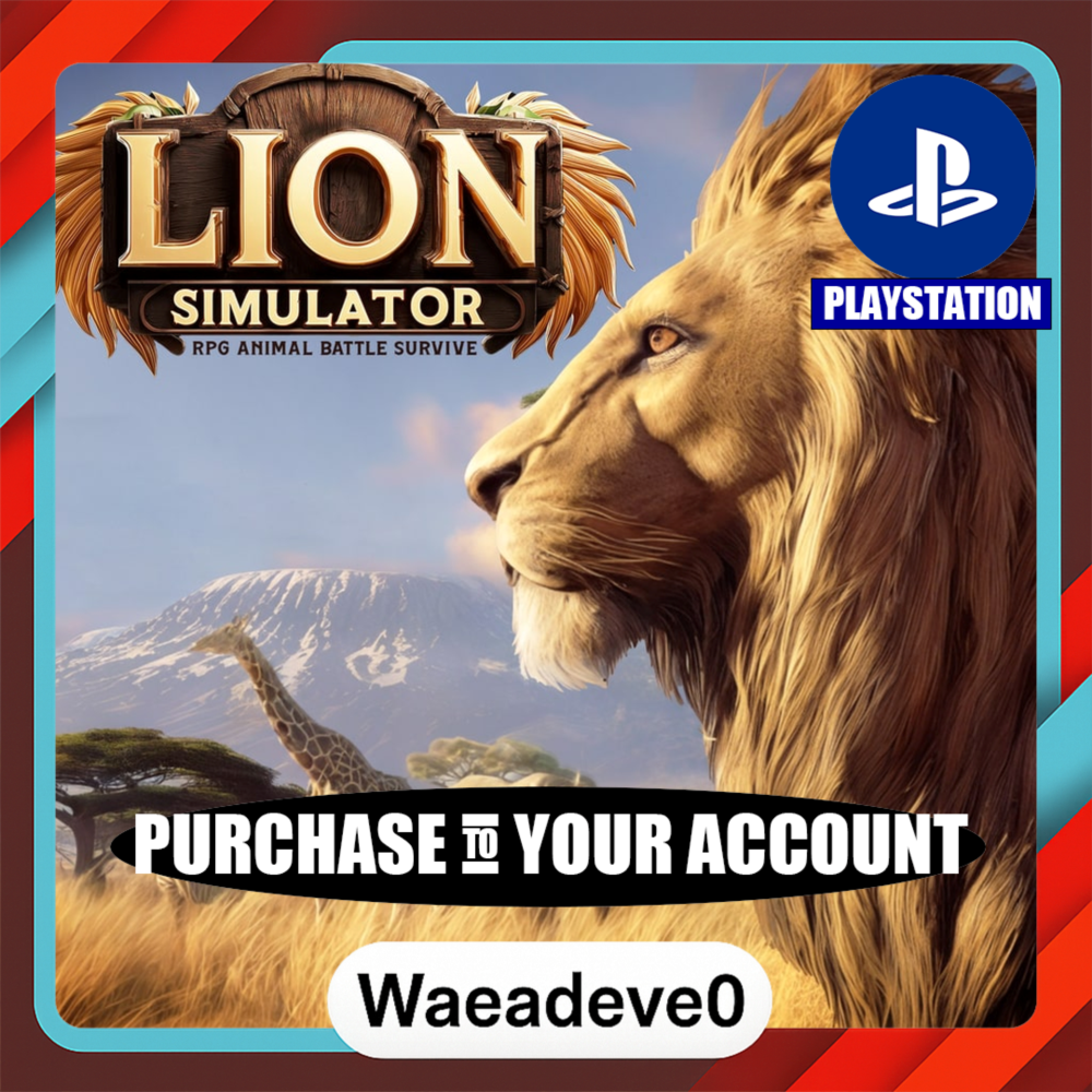 Lion Simulator RPG: Animal Battle Survival – PlayStation (PSN) – Purchase in Your Acc