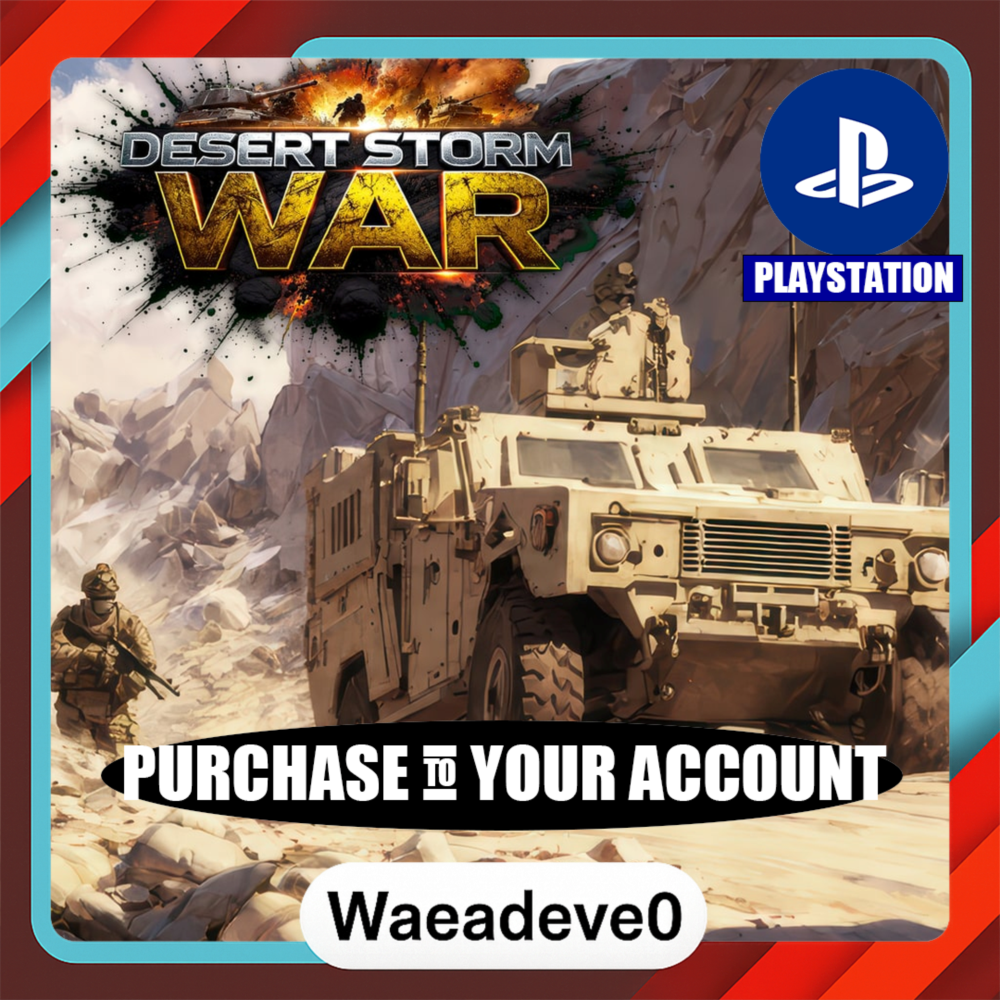 Desert Storm War FPS – PlayStation (PSN) – Purchase in Your Account
