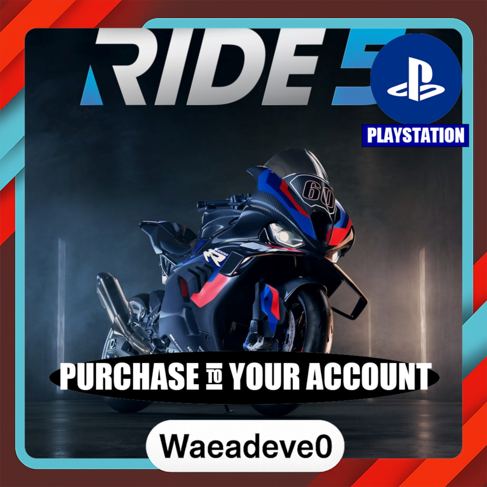 RIDE 5 – PlayStation (PSN) – Purchase in Your Account