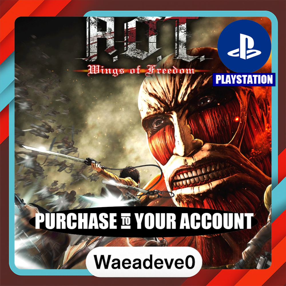A.O.T. Wings of Freedom – PlayStation (PSN) – Purchase in Your Account