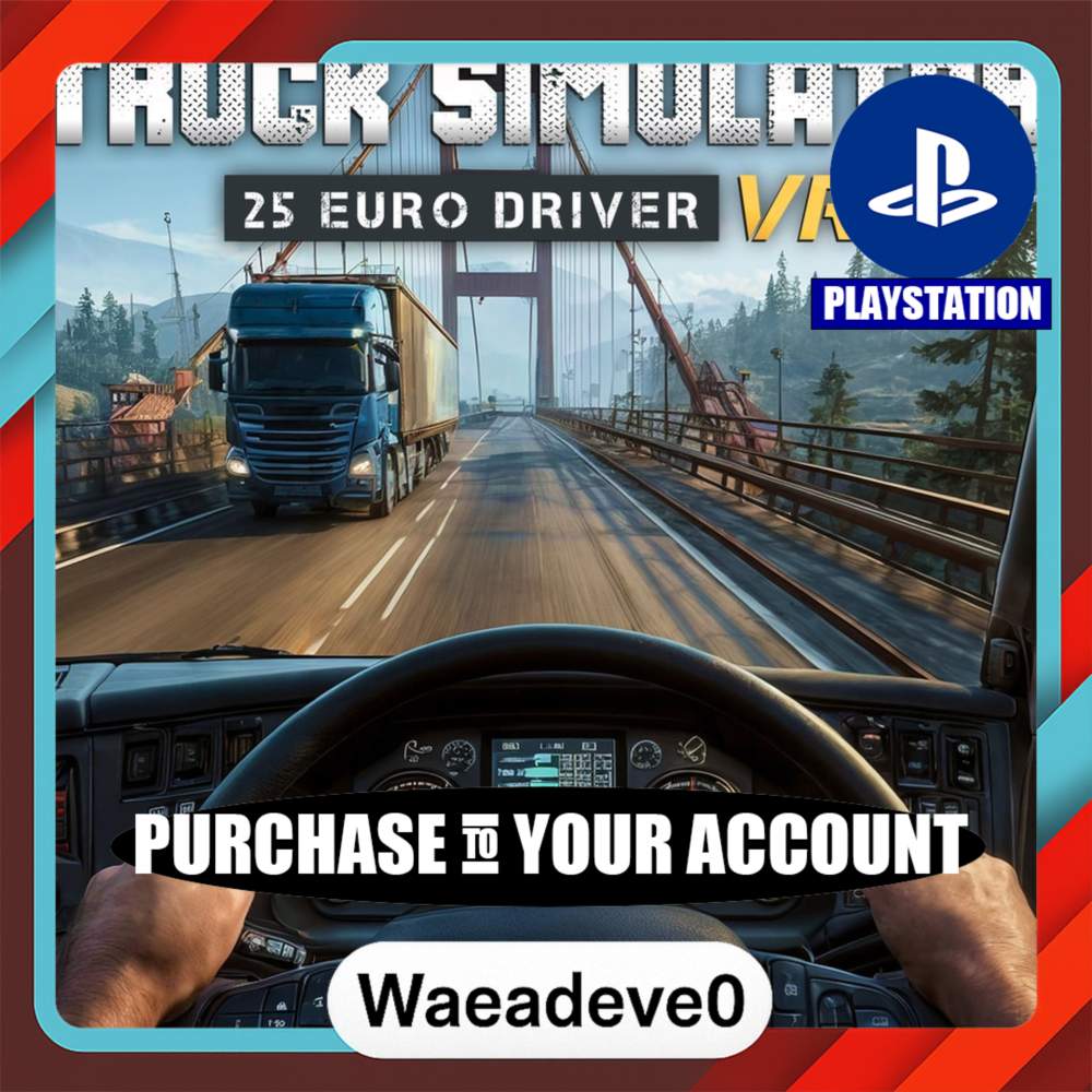 Truck Simulator 25: Euro Driver VR – PlayStation (PSN) – Purchase in Your Account