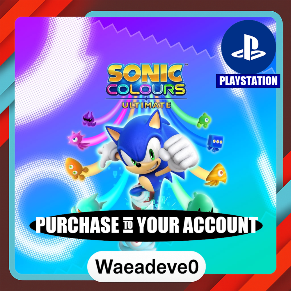 Sonic Colours: Ultimate – PlayStation (PSN) – Purchase in Your Account
