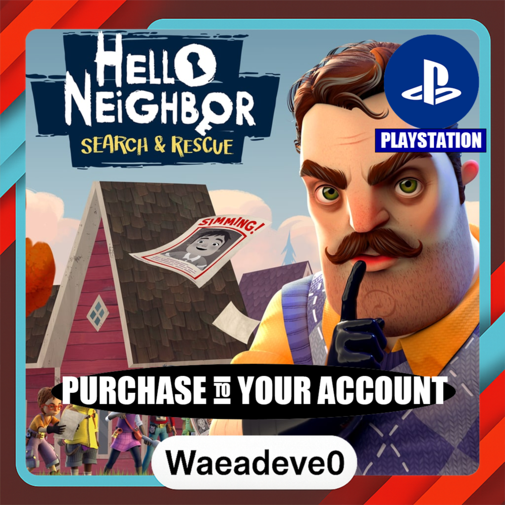 Hello Neighbor: Search and Rescue – PlayStation (PSN) – Purchase in Your Account