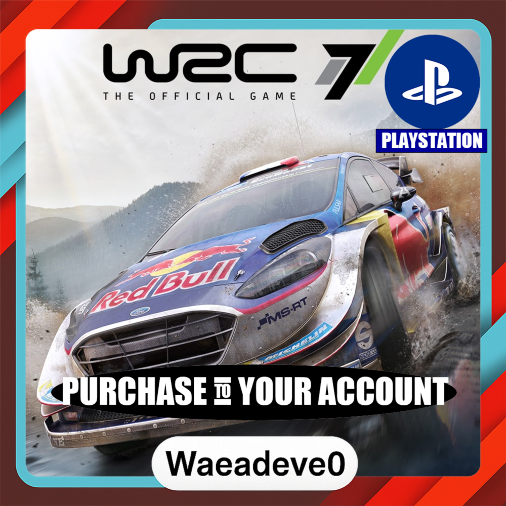 WRC 7 FIA World Rally Championship – PlayStation (PSN) – Purchase in Your Account