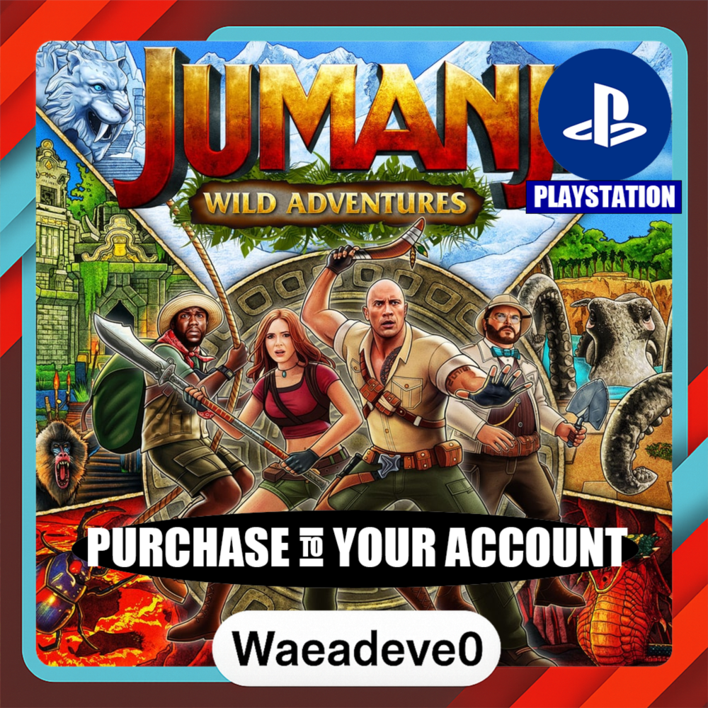 Jumanji: Wild Adventures – PlayStation (PSN) – Purchase in Your Account
