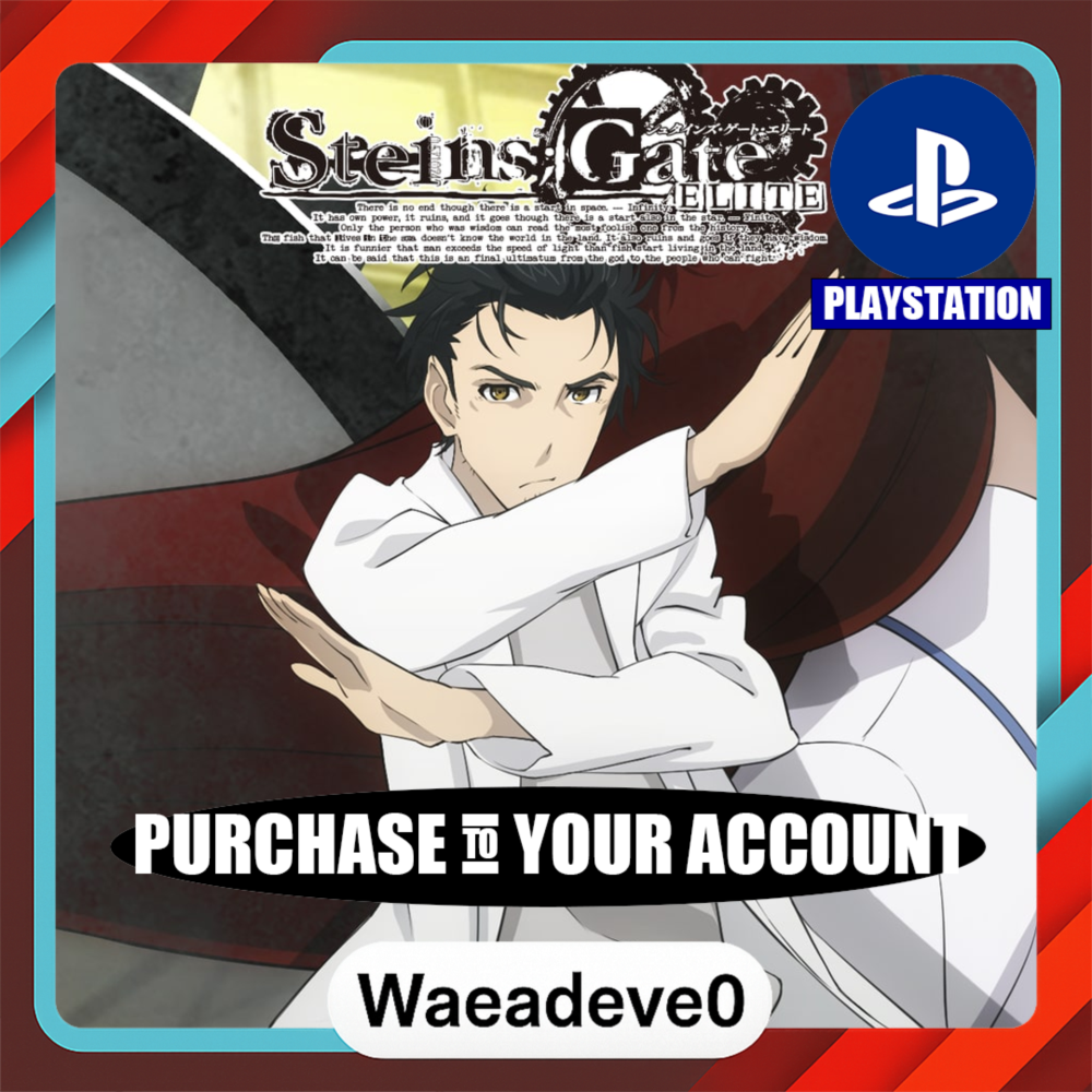 STEINS;GATE ELITE – PlayStation (PSN) – Purchase in Your Account