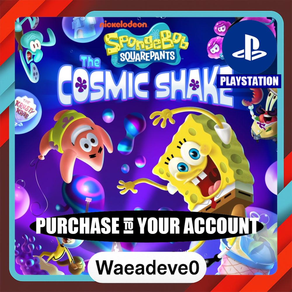 SpongeBob SquarePants: The Cosmic Shake – PlayStation (PSN) – Purchase in Your Accoun