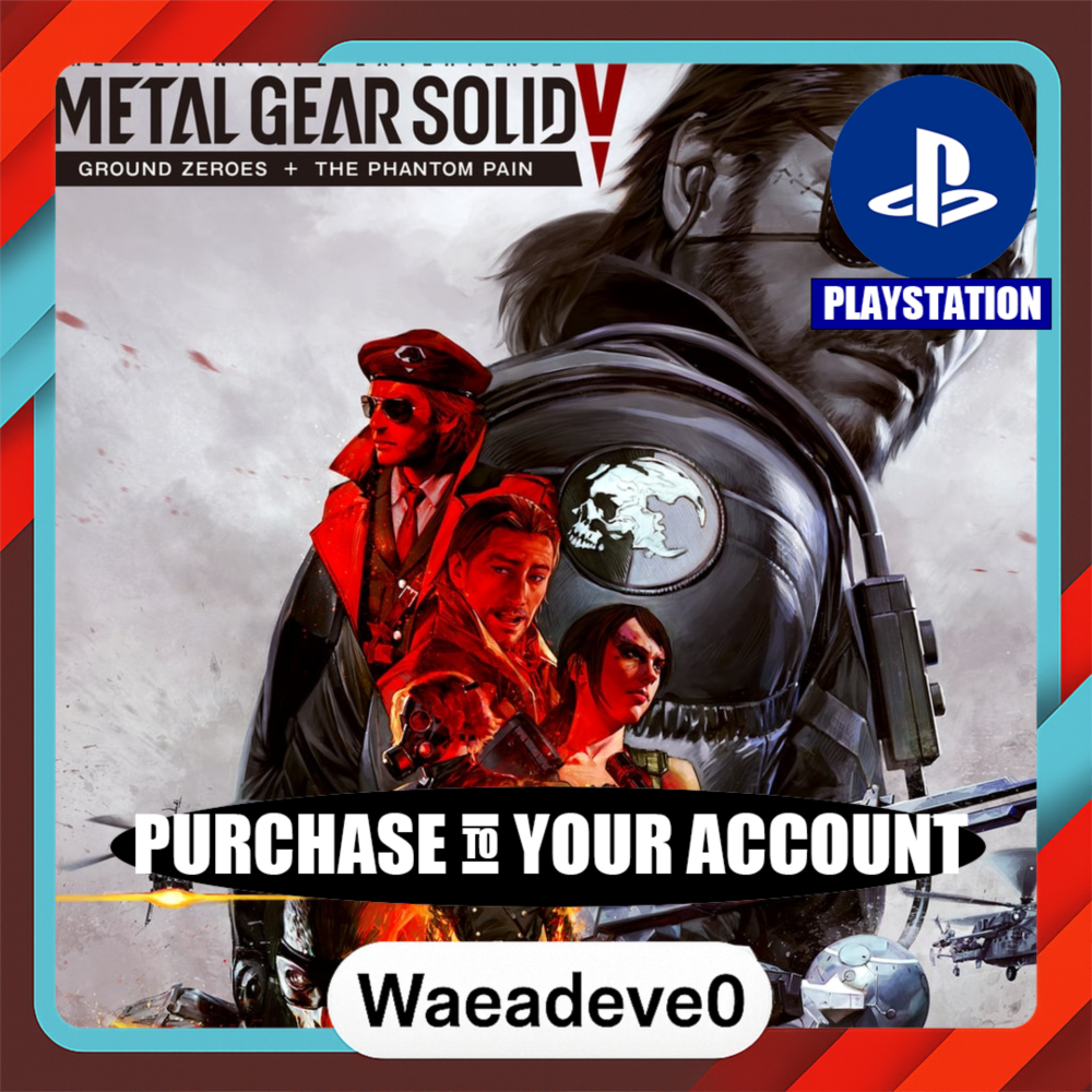 Metal Gear Solid V: The Definitive Experience – PlayStation (PSN) – Purchase in Your 