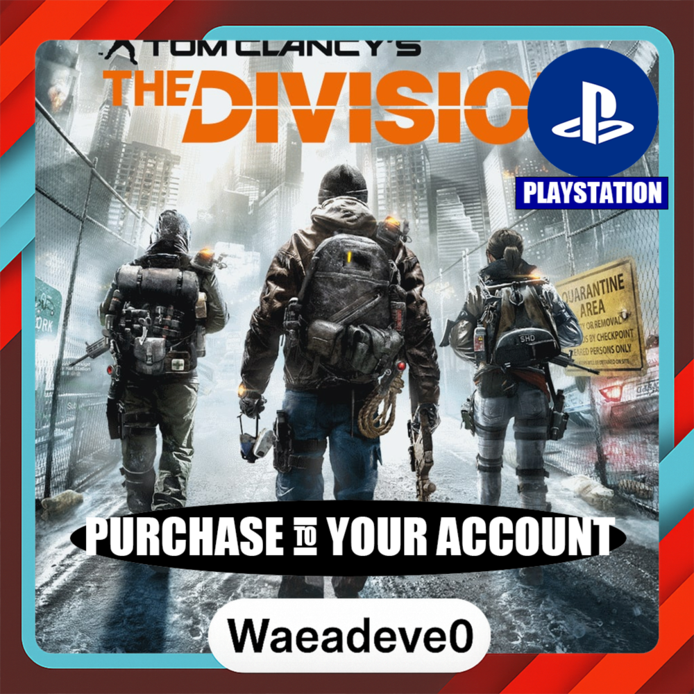 TOM CLANCY'S THE DIVISION – PlayStation (PSN) – Purchase in Your Account