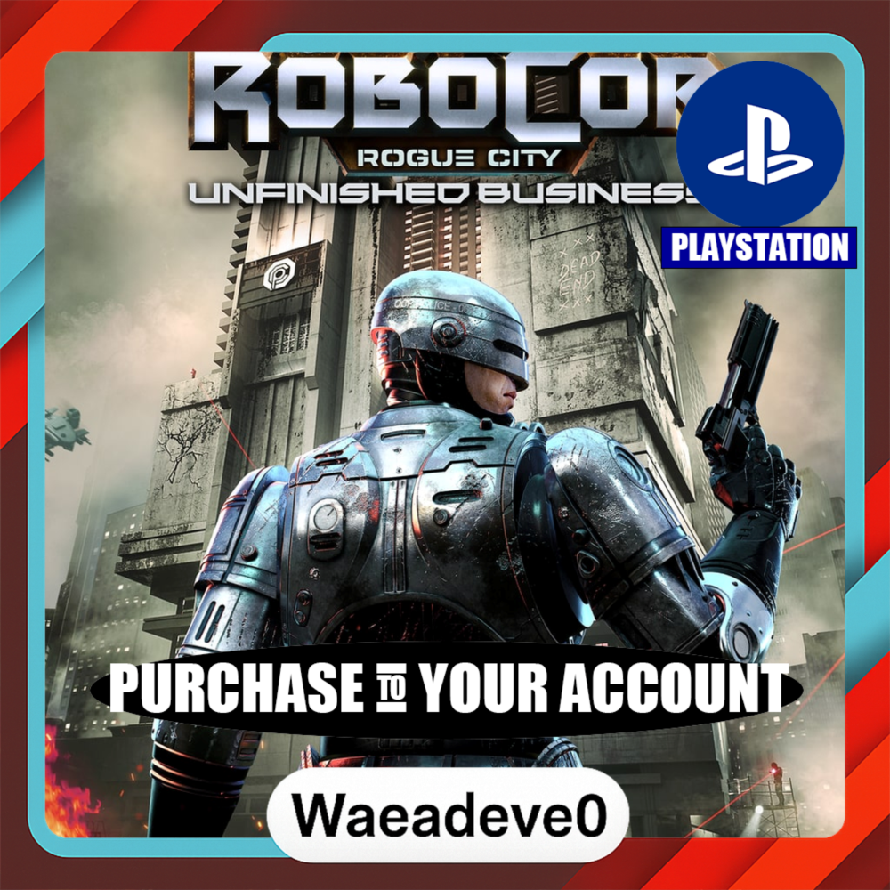 RoboCop: Rogue City - Unfinished Business – PlayStation (PSN) – Purchase in Your Acco