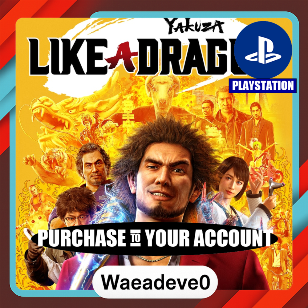 Yakuza: Like a Dragon PS4 & PS5 – PlayStation (PSN) – Purchase in Your Account