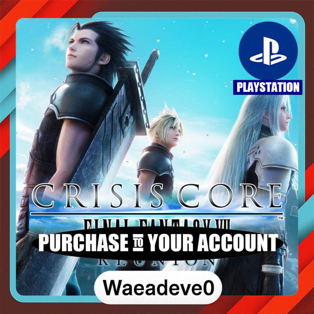 CRISIS CORE –FINAL FANTASY VII– REUNION PS4 & PS5 – PlayStation (PSN) – Purchase in Y