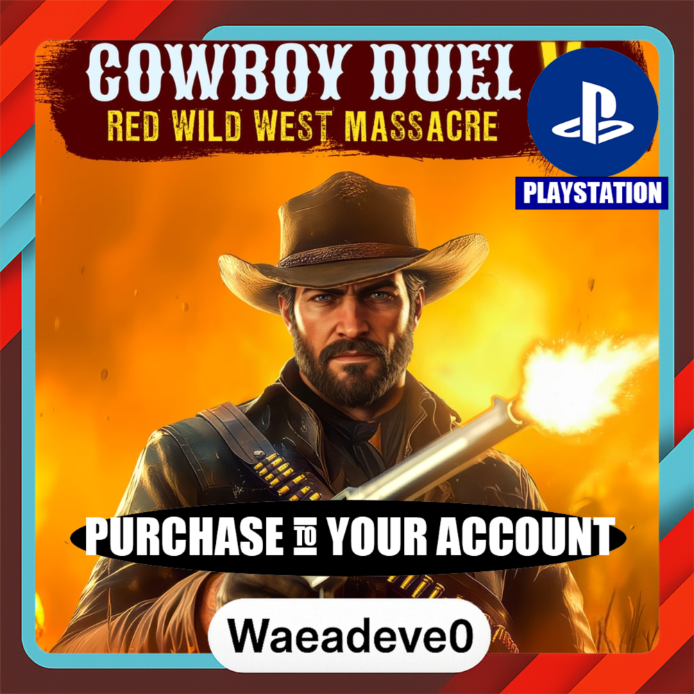 Cowboy Duel VR: Red Wild West Massacre – PlayStation (PSN) – Purchase in Your Account