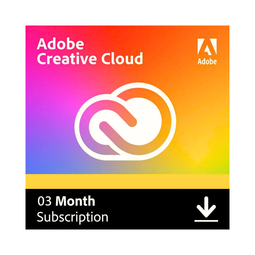 Подписка на Adobe Creative Cloud на 3 месяца, личный аккаунт