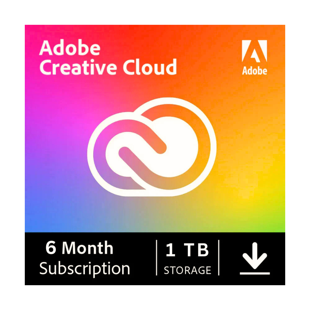 Подписка на Adobe Creative Cloud, 6 месяцев, личный аккаунт