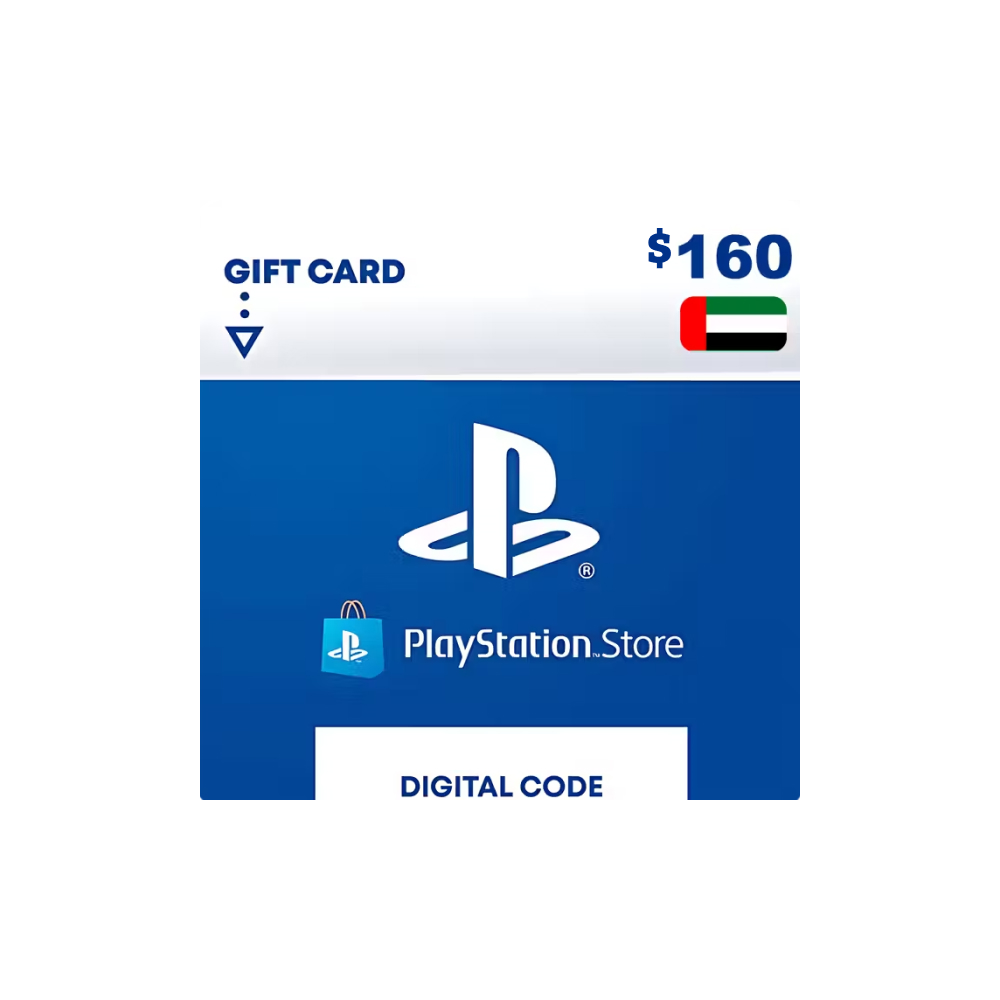PlayStation Network Card PSN 160 USD (UAE) (Playstation/AE)