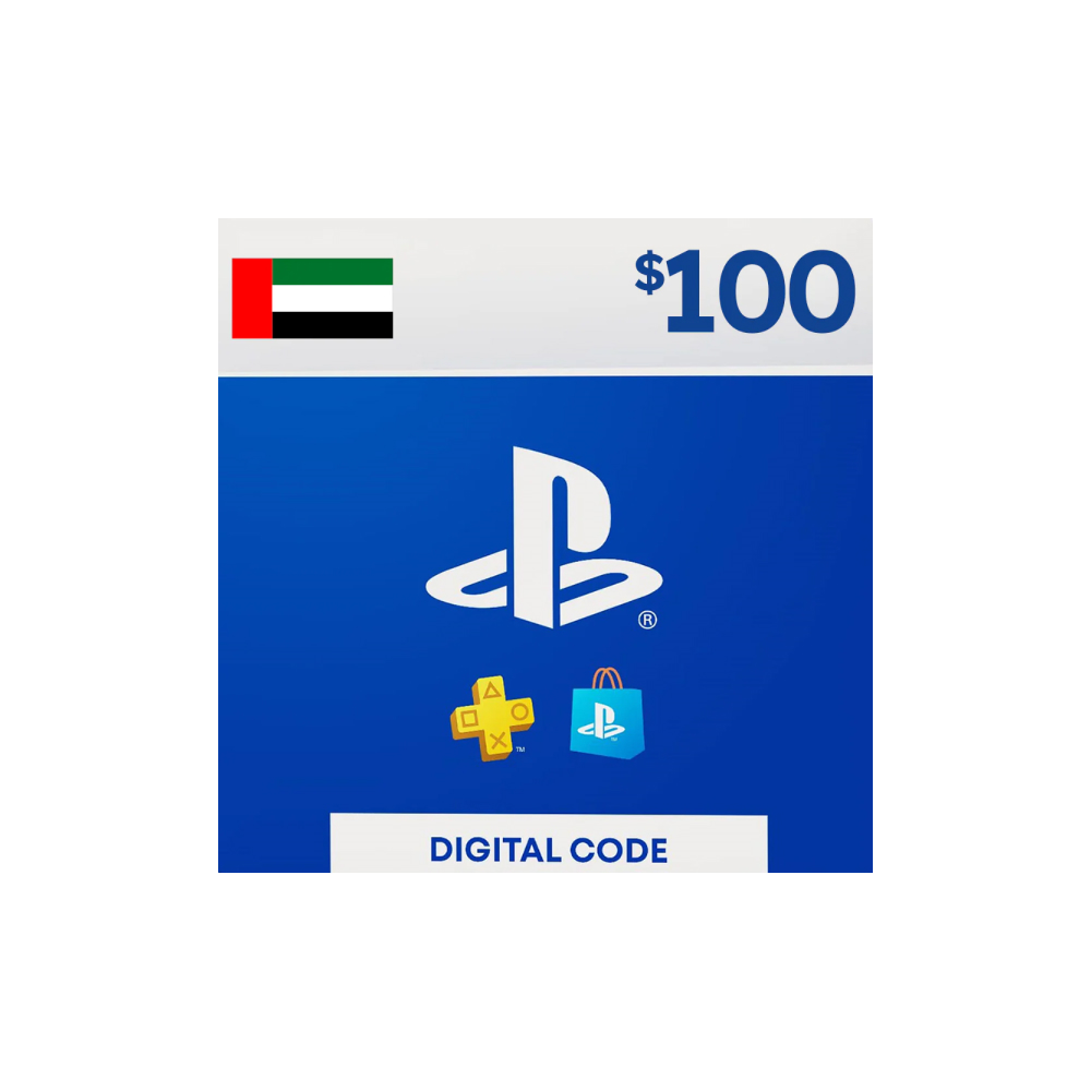 PlayStation Network Card PSN 100 USD (UAE) (Playstation/AE)