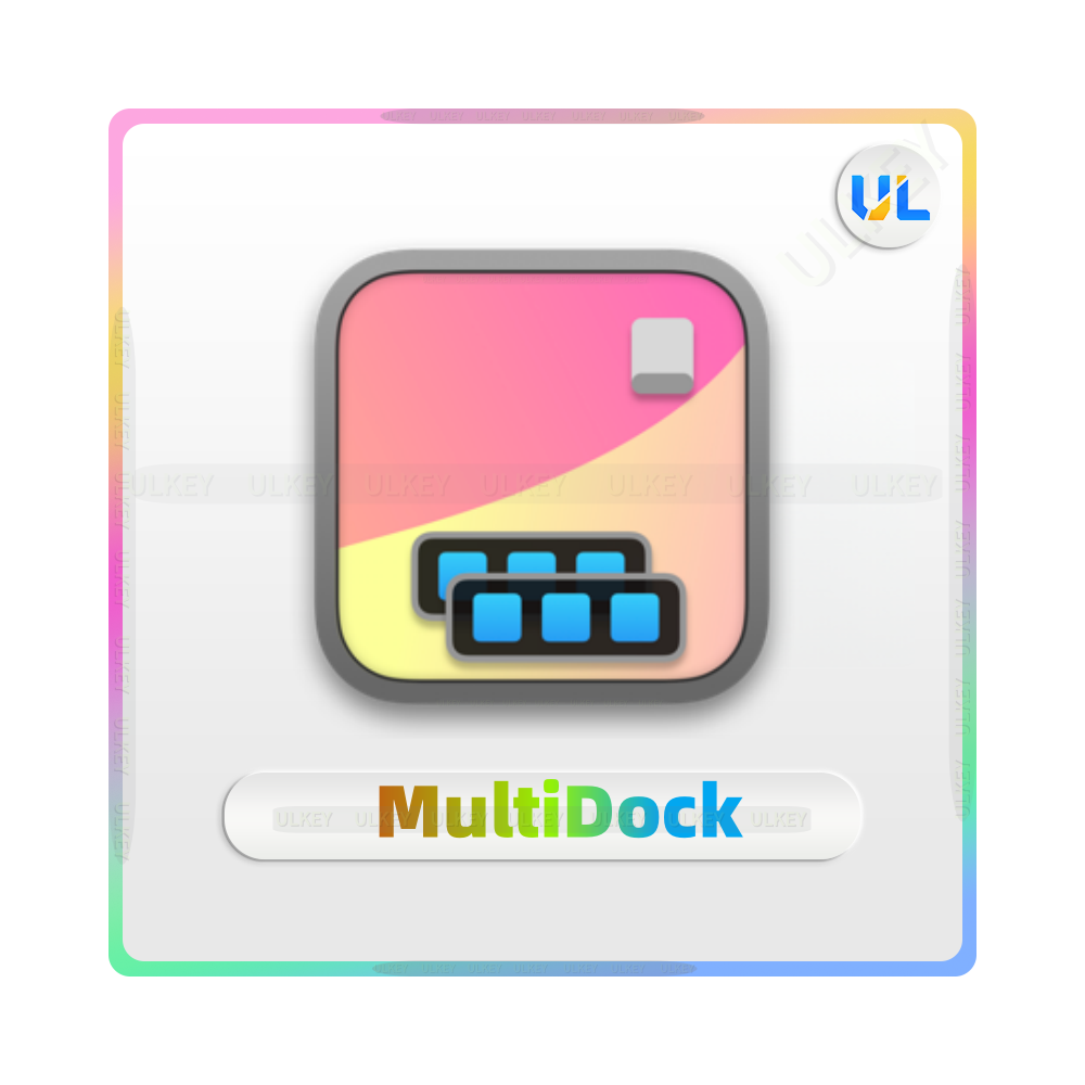 MultiDock лицензия | панели Dock для организации файлов и программ | 1 Mac / 2 Macs