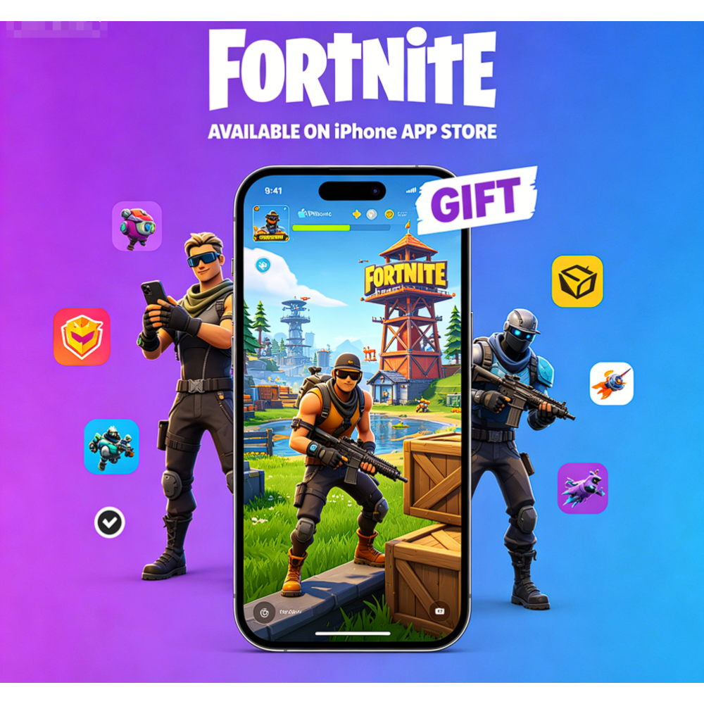 Fortnite в AppStore для iPhone + ПОДАРОК