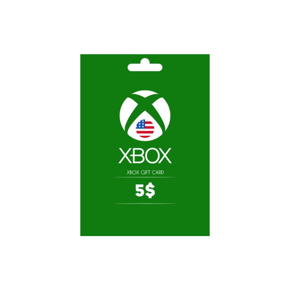 Подарочная карта Xbox Live на 5 долларов США | USD