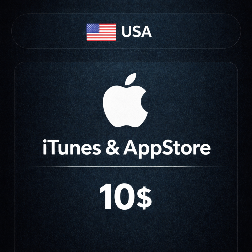 🍎 Подарочная карта Apple iTunes (USA) 10$
