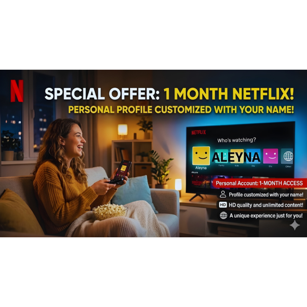 Netflix | Личный – Профиль на ваше имя | 1 месяц