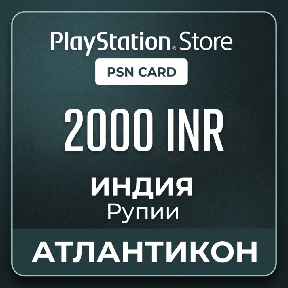 Карта PlayStation Индия (PSN IN) 2000 INR  | Автовыдача 24/7
