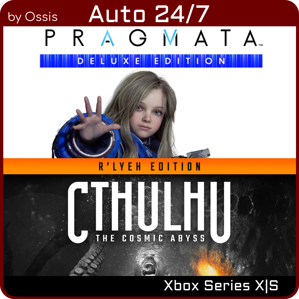XBOX 24/7 PRAGMATA Deluxe + Cthulhu The Cosmic Abyss R'lyeh Edition
