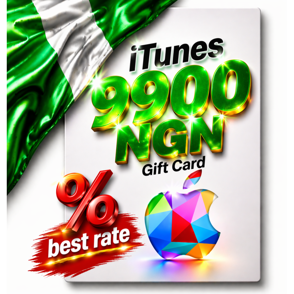 Подарочная карта iTunes Нигерия 9900NGN Мгновенная доставка