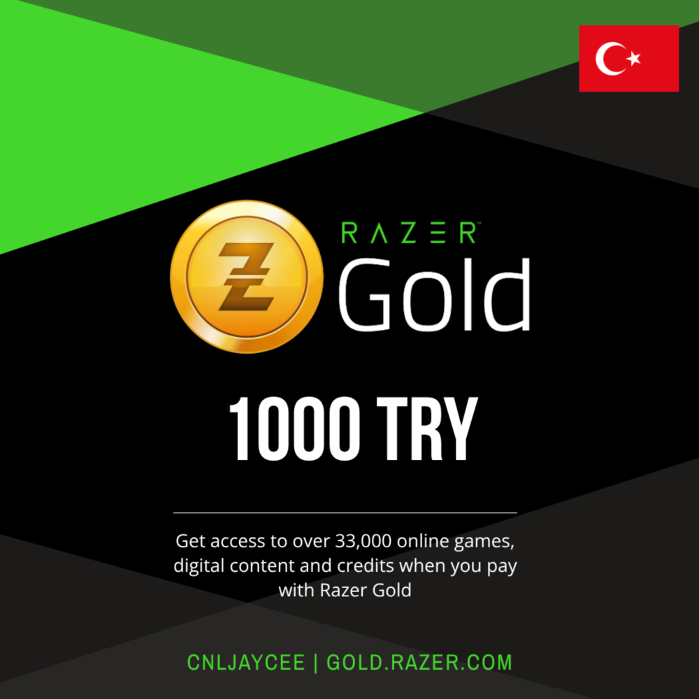 24/7 АВТО | RazerGold 1000 TRY (подарочная карта)