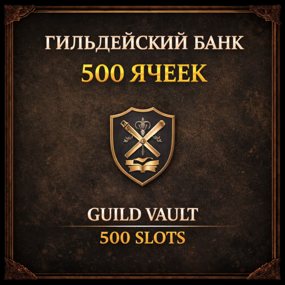 TESO: Гильдейский банк (500 ячеек)