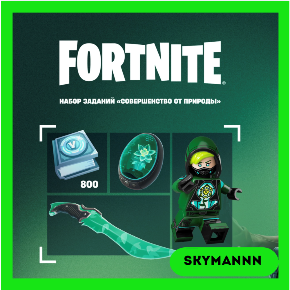 FORTNITE: Совершенство от природы + 800 Vb XBOX/PC КЛЮЧ