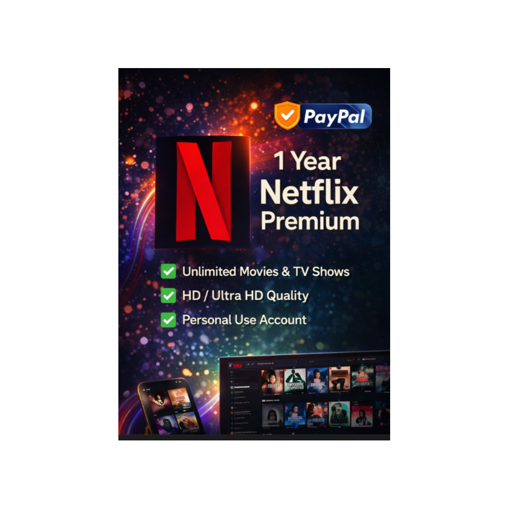 Netflix Premium 12 месяцев | Личный аккаунт | Полный доступ | Оплата PayPal