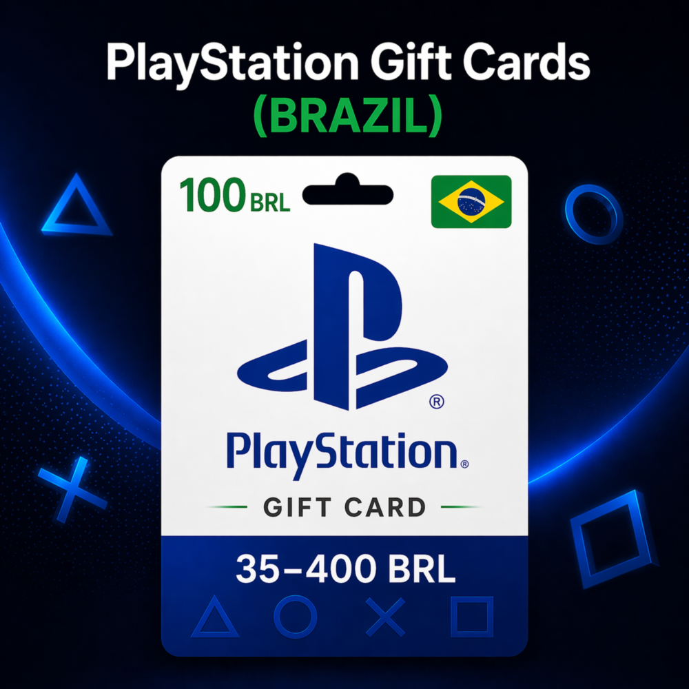 PlayStation Gift Cards Бразилия (BR) 35–400 BRL | Коды пополнения PSN