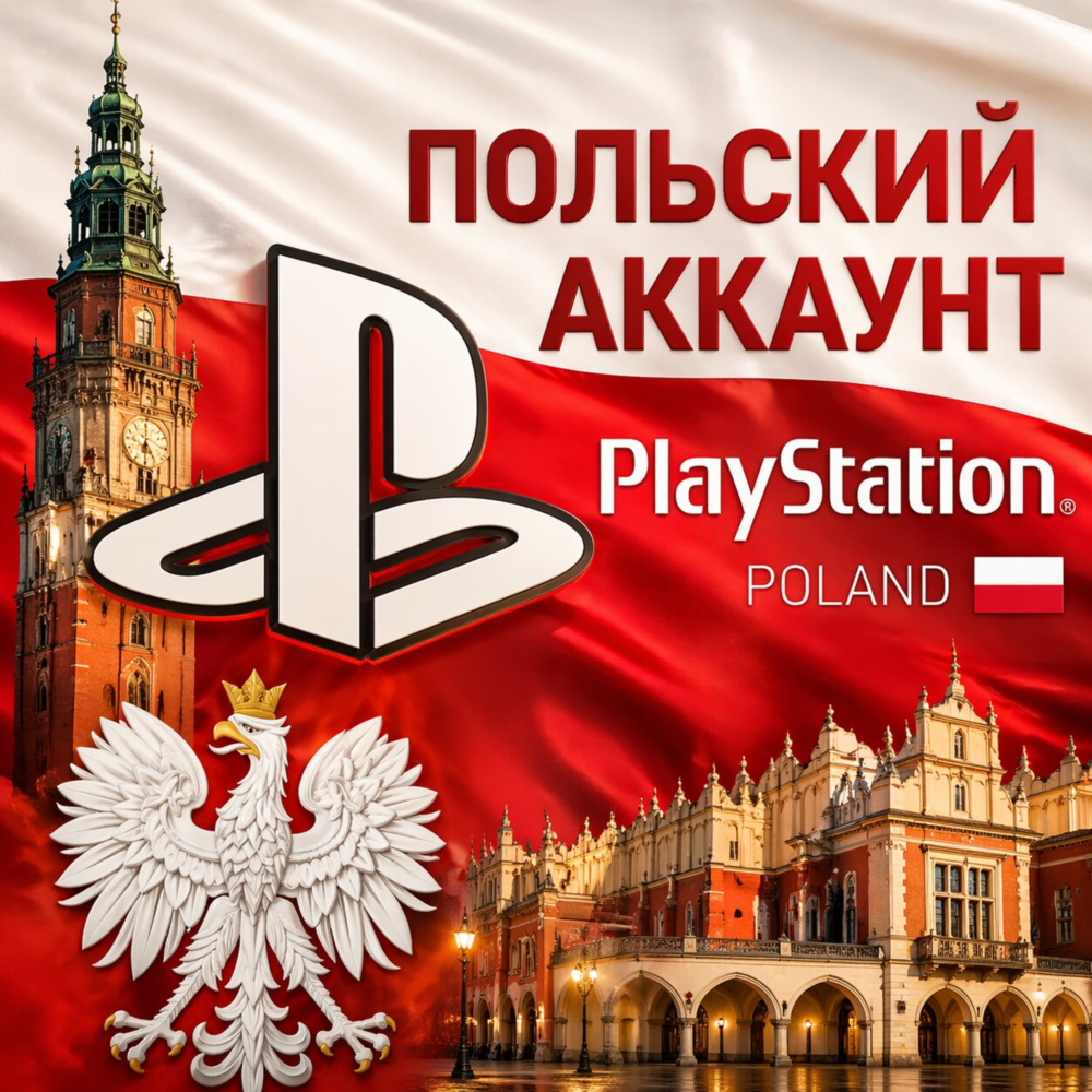 Новый Польский аккаунт PlayStation Польша PS4/PS5 🇵🇱