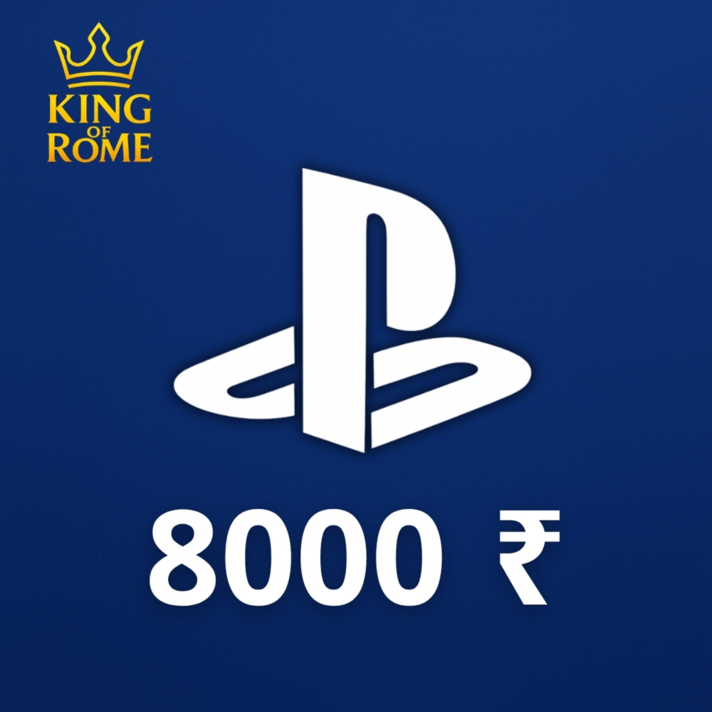 PlayStation Индия (8000 ₹) Подарочная карта | 24/7 Автодоставка