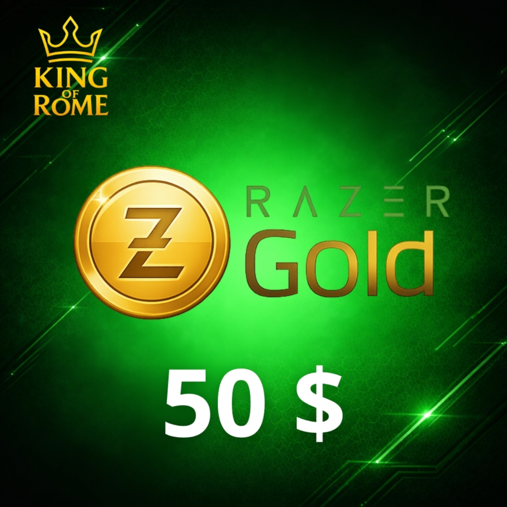 Razer Gold Глобал (50 $) Подарочная карта | 24/7 Автодоставка