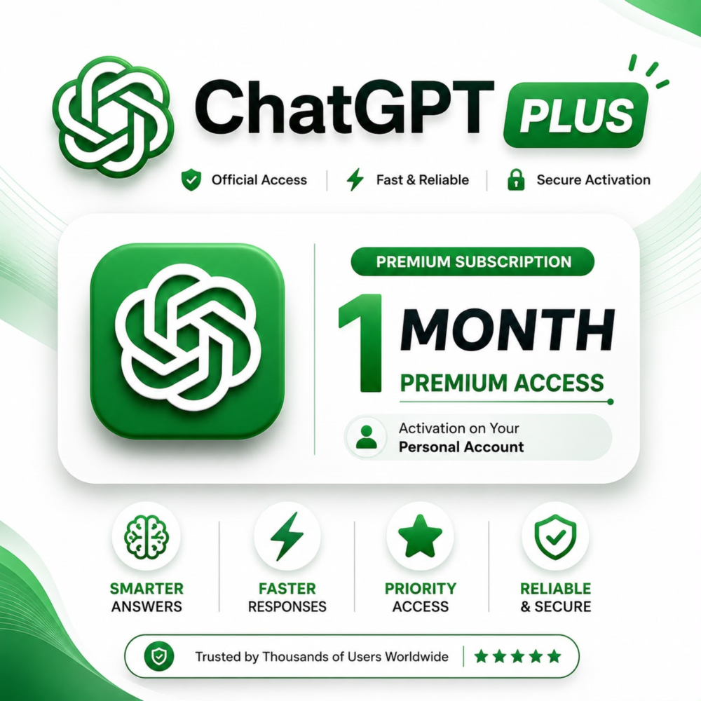 Аккаунт ChatGPT Plus личный | 1 месяц | Доступ GPT-6 | Персональный аккаунт
