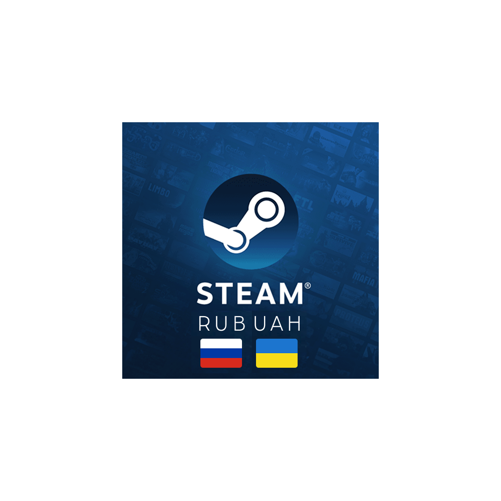 Steam КРЫМ ЛНР ДНР ВСЯ РОССИЯ РУБ Пополнение Стим рублями и гривнами🇷🇺₽ 🇺🇦₴АВТО