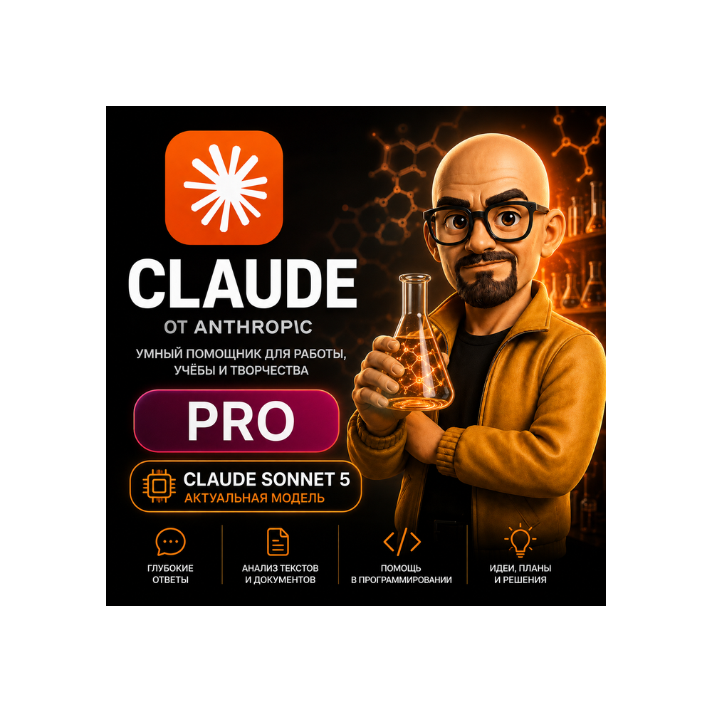 Автовыдача Claude Pro на ваш аккаунт на 1 месяц