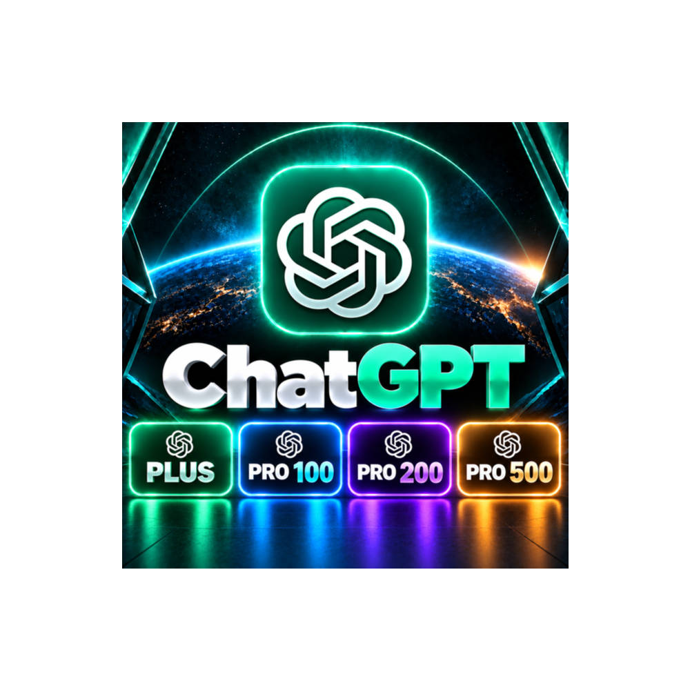 📊 ChatGPT Plus • Pro 100 • Pro 200 • Pro 500 | GPT-6 & Codex | FULL WARRANTY