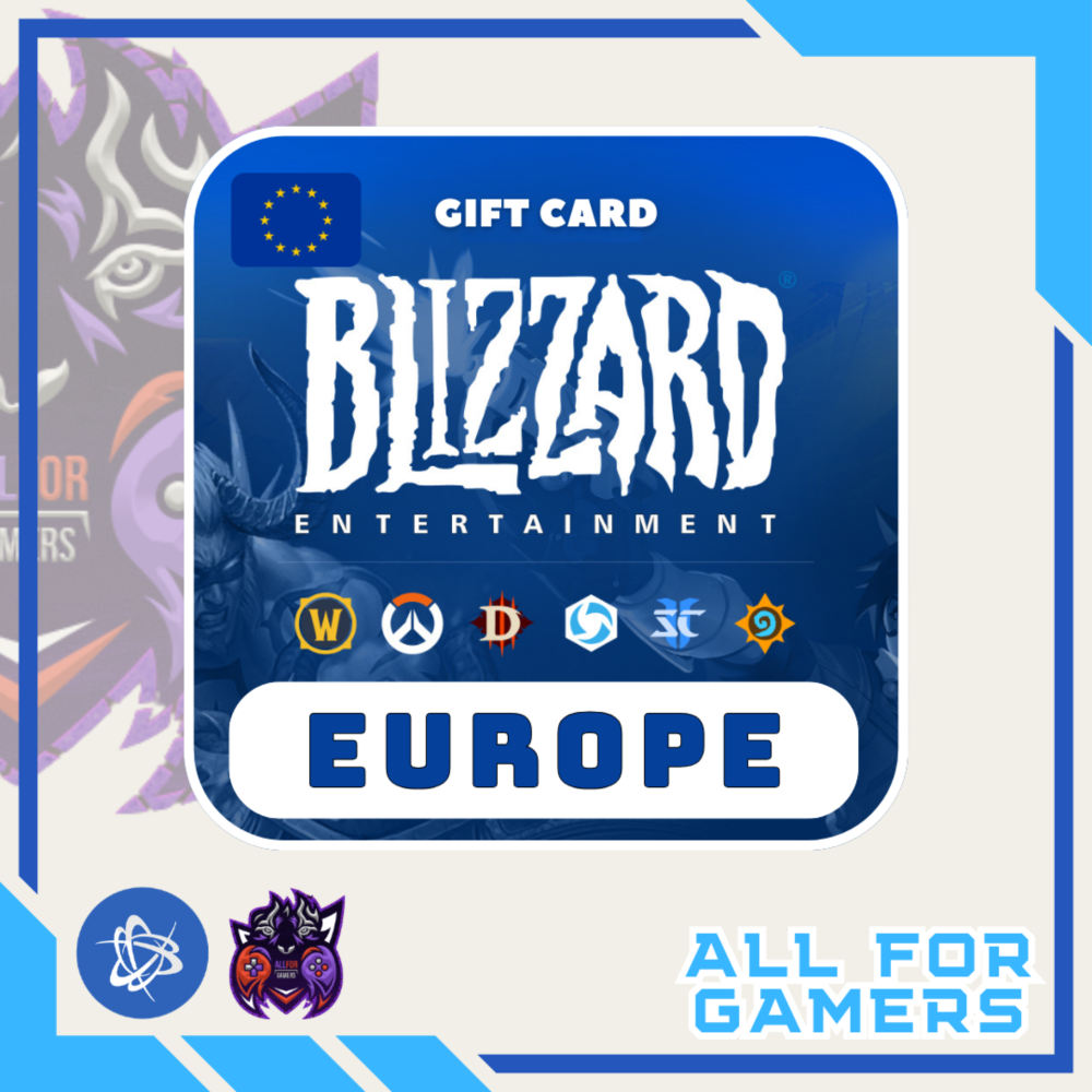 🔱🌊Карта Blizzard 20-40-50-70-100 EUR (Battle.net) EUROPE + ПОДАРОК