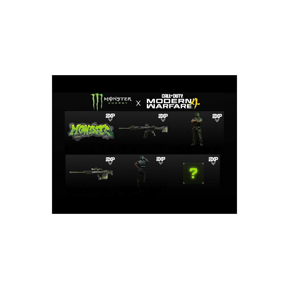 CALL OF DUTY: MODERN WARFARE 4  Скины / Double XP Monster Energy (2026)