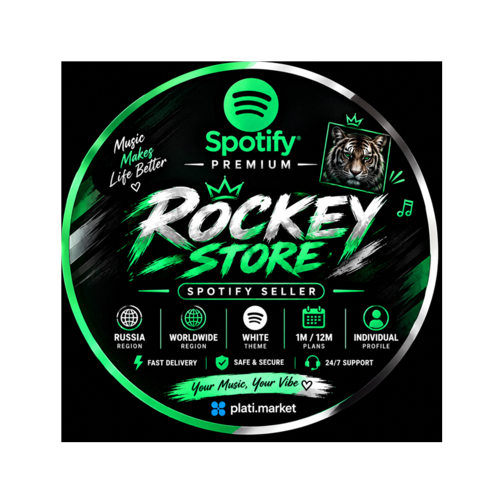 Подписка на Spotify Premium действует от 1 до 12 месяцев в России и по всему миру.