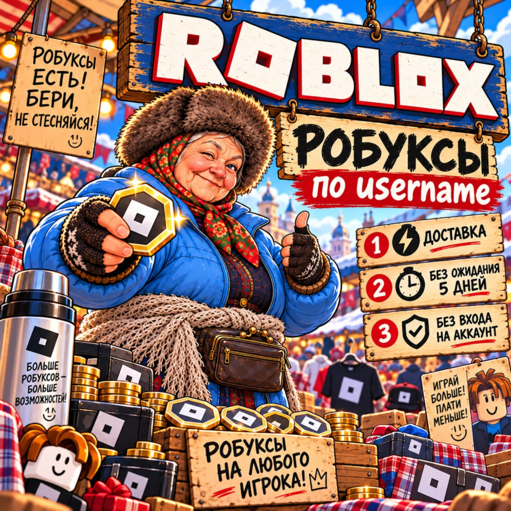 Робуксы по @Юзернейму | Roblox 16+ сразу  | по нику Роблокс