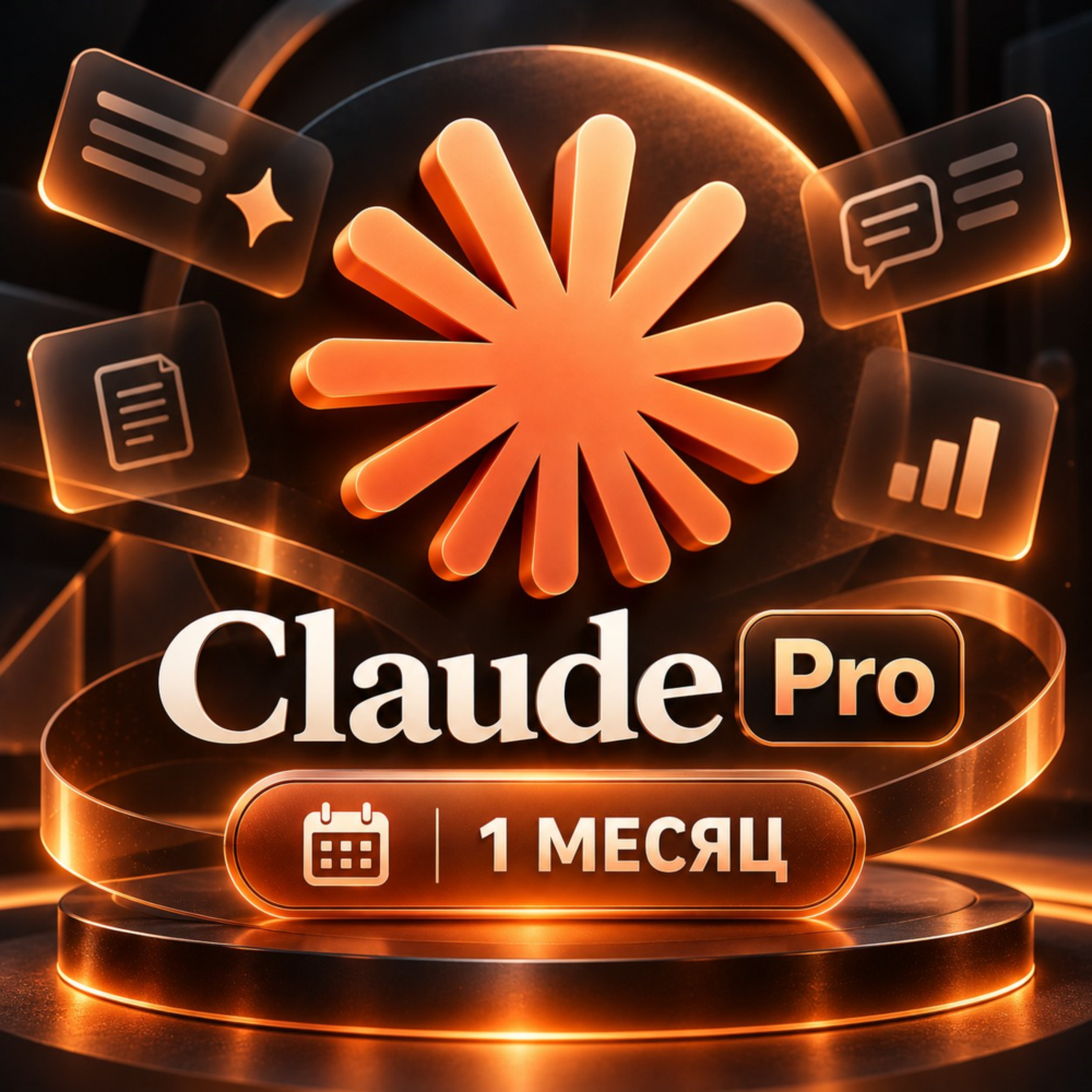 Подписка Claude AI Pro на 1 месяц | На ваш аккаунт