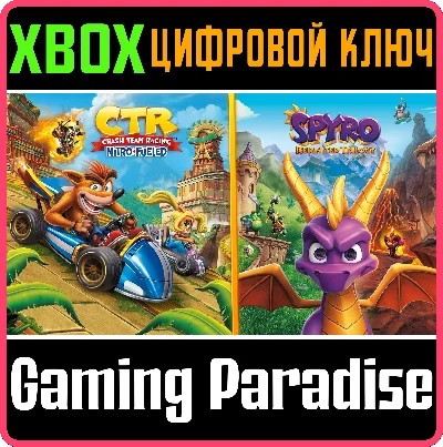 CRASH™ TEAM RACING NITRO-FUELED + SPYRO™ GAME BUNDLE🎮