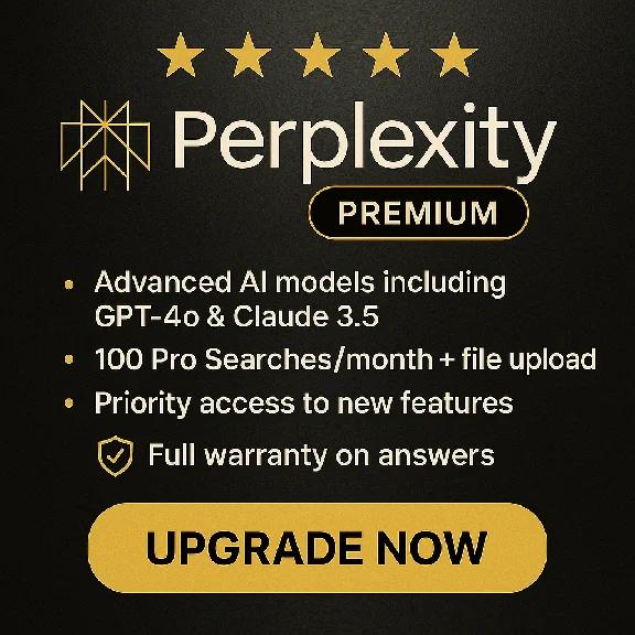 Perplexity AI Pro | 1 год | Безопасно | Просто | Быстро